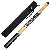 Australian Treasures - DIDGERIDOO : bambus didgeridoo 120cm - didgeridootasche - Didgeridoo für Anfänger