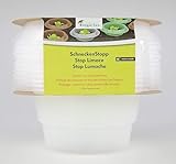 Andermatt Biogarten SchneckenStopp PP – 12er Pack, natürlicher Schneckenschutz, wiederverwendbarer Schneckenkragen aus recyceltem Material, das Schweizer Original, transparent