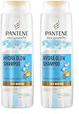 Pantene Pro-V Hydra Glow Feuchtigkeitsspendendes Shampoo mit Biotin 250ml. Pro-V Miracles Shampoo für Trockenes, Geschädigtes Haar, mit Hyaluronsäure, spendet Feuchtigkeit, mit Vitamin B5