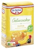 Dr. Oetker Gelierzucker Super 3:1 7er Pack, 7 x 500 g, fertiger Gelierzucker, zum Selbermachen von Konfitüren, Marmeladen und Gelees, für viel Fruchtigkeit & weniger Süße, vegan