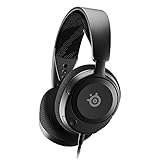 SteelSeries Arctis Nova 1 - Multi-System Gaming-Headset – Hi-Fi-Treiber – 360° Surround-Sound – AirWeave Memory Foam-Ohrpolster – Mikrofon mit Geräuschunterdrückung – PC, PS5, PS4, Xbox - Schwarz