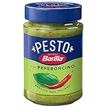 Barilla Pesto Basilico Peperoncino Pastasauce mit Chilischoten und italienischem Käse 195g