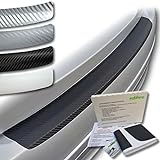 foliapro Lackschutzfolie Ladekantenschutz-Folie Carbonfolie Carbon - Fahrzeug und Foliensorte wählbar - für VW Tiguan 2 - Carbon schwarz