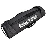 GORILLA SPORTS® Fitness Power Bag - 20/30 kg, Gefüllt, Metallsand, Verstellbare Gewichte, mit 6 Griffen - Sandsack, Gewichtssack, Core Bag, Sandbag, für Functional Training, Krafttraining, Workout