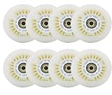 LED-beleuchtete Inline-Skate-Rollen, 8 Stück, 70–80 mm, 90 A Härte, Nachtsicherheitsbeleuchtung (buntes Lichtrad, 76 mm)