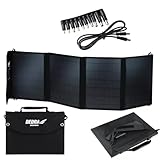 Sonnenkollektor Balkonkraftwerk Stark 40W DEDRA DEZT0040 mit LED licht, gewicht 1,9kg, IP65 Schutz, Monokristalline Solarmodule, USB-Solarladegerät, für Camping, Gärten, Balkone und im Freien