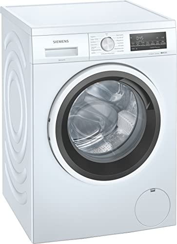 Siemens WU14UT41 iQ500 Waschmaschine, 9 kg, 1400 UpM, Unterbaufähige Waschmaschinen, Outdoor-Programm Schonende Reinigung, speedPack L Beschleunigen Sie Ihre Programme, Silber-inox