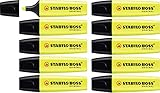 Textmarker - STABILO BOSS ORIGINAL - 10er Pack - gelb