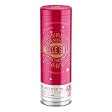 MilleSoli Bio Espresso Bohnen 500g in luftdichter Kaffeedose- hochwertig und wiederverwendbar - Premium Kaffeebohnen geröstet auf Sizilien