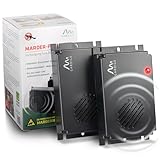 Gardigo® Marderschreck Marder-Frei Mobil - 2er Set I 25 Jahre Erfahrung mit Marderabwehr I Marderschreck Auto Batteriebetrieben I Marderschutz für KFZ, Motorraum, Dachboden, Haus, Garten