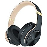 DOQAUS Bluetooth Kopfhörer Over Ear, [Bis zu 52 Std] Kabellose Kopfhörer mit 3 EQ-Modi, HiFi Stereo Faltbare Headset mit Mikrofon, weiche Ohrpolster für iPhone/ipad/Android/Laptops (Asphaltgrau)