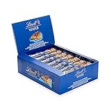 Lindt Schokolade Waffel-Vollmilch Riegel | 18 x 35 g Riegel im Thekendisplay | 630 g | Knusprige Waffelblätter in feiner Vollmilch-Schokolade | Schokoladen Großpackung | Schokoladengeschenk