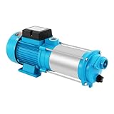 Gartenpumpe Wasserpumpe 2500W Jetpumpe Selbstansaugende Einphasige Zentrifugalpumpe, IP44 Wasserdicht Kreiselpumpe Hauswasserwerke 2850rpm Wasserpumpe Förderhöhe 110m Gartenpumpe