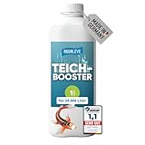 AGUALEVE® Teichbooster 1kg *NEU* | 100% biologisches Grundpflegemittel mit BIO3-Hochleistungs-Mikroogransimen | für Fisch-, Garten- & Schwimmteiche | Made in Germany | für 20.000l Teichwasser