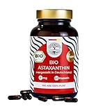 Bio Astaxanthin 60 Kapseln - 2 Monate Vorrat - Hochdosiert 8mg - Reinsubstanz - Nahrungsergänzungsmittel - Vegan & laborgeprüft - The Purity Brand