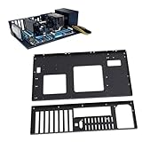 DIY-Gaming-Computergehäuse, Offenes Gehäusegehäuse für ATX/M-ATX/ITX-Motherboards, Weitgehend Wärmeableitung Unterstützt X79 X99 Dual-Server-Mainboard, Zubehör für SSD-Motherboards