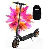 E Scooter, Elektroroller 40 Km Reichweite, E-Roller für Erwachsene und Jugendliche, Klappbarer Elektro Scooter 10 Zoll Reifen, M2 MAX