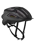Scott Arx Plus MIPS Rennrad Fahrrad Helm Granit schwarz 2023: Größe: L (59-61cm)