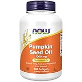 Now Foods, Pumpkin Seed Oil (Kürbiskernöl), 1.000mg, 100 Weichkapseln, Laborgeprüft, Sojafrei, Glutenfrei, ohne Gentechnik