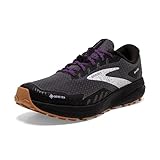 BROOKS Damen Divide 4 GTX Sneaker, Black/Blackened Pearl/Purple, 41 EU