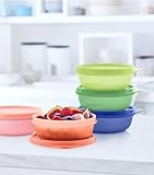Seba Garden Tupperware Buddy Bowl 5x 300 ml Bowls Colorful