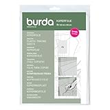 Burda Style Kopierfolie | Schnittmusterpapier | Transparent zum Abpausen | 4 Blätter 122 x 100 cm - Grün, Einheitsgröße