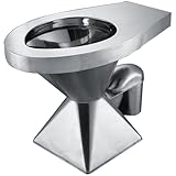 WXXZCE Stand Wc, Spülrandloses Wc, Einteilige Toilette Aus Edelstahl 304, Bodeninstallation, für Wohnmobile, Schiffe, Krankenhäuser, Hotels