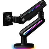 Invision Vortex Monitor Halterung Gaming für 27–57 Zoll Bildschirme – Curved & UltraWide – 5V USB Betrieben – Integrierte RGB LED mit 14 Modi – Tragkraft 3–18 kg (VR200)