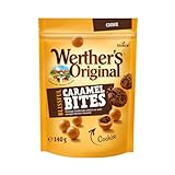 Werther’s Original Blissful Caramel Bites Cookie – Knackiger Schokokeks umhüllt von sanft-cremigem Werther’s Karamell – 1 x 140g