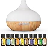 Aroma Diffuser für Duftöle,Ätherisches Öl Diffusor 550ML Frau kleine Fitness