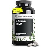 L-Arginin – 365 vegane Kapseln – 4500mg pflanzliches L-Arginin HCL pro Tagesdosis (3750mg reines L-Arginin) – hochdosiert – in Deutschland hergestellt & laborgeprüft