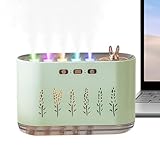 Luftbefeuchter für Zuhause – 7 Farben, Licht, kühler Nebel, Schlafzimmer, Baby-Luftbefeuchter, verstellbarer Aromatherapie-Öl-Diffusor für Winter, trockene Luft, Auto, Zuhause