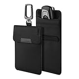Spigen Klasden Keyless Go Tasche Auto RFID-Signalblockierung Autoschlüssel Hülle Schutztasche - Schwarz