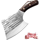 Doklasu Japanischer Stil Küche Cleaver Handgefertigte Schmiede Schnitt Knochen Schneiden Messer Voller Tang Kochmesser Hochkohlenstoffstahl Kochmesser mit Holzgriff
