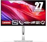 Lenovo L27h-4A | 27' QHD Monitor | 2560x1440 | 100Hz | 350 nits | 1ms Reaktionszeit | USB-C | USB-A | HDMI | DisplayPort | IPS Panel | integr. Lautsprecher | grau