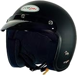 rueger Jethelm RC-581 Matt Schwarz mit neuester ECE 22/05 Größe S (55-56)