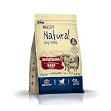 Natural M&L, Trockenfutter für ausgewachsene Hunde, reich an Rind mit Lammfleisch. Paket 5 x1,6 kg