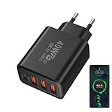 USB-Ladegerät - 3usb +1pd Wandladegerät Mit -Anschlüssen - 40-W- -Netzteil, Schnellladeblock Zum Schnellen Aufladen Von Mobiltelefonen, Tablets Und Kopfhörern