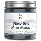 Totes Meer Maske 250g, vegan - NATURKOSMETIK Anti Pickel, Mitesser und gegen Akne - Gesichtsmaske gegen unreine Haut - Schlamm Maske für Gesicht und Körper