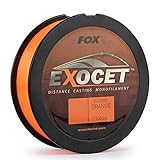 Fox Exocet Fluoro Orange Mono - 1000m monofile Karpfenschnur, Durchmesser/Tragkraft:0.33mm / 16lb / 7.5kg