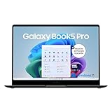 Samsung Galaxy Book5 Pro AI-Laptop, 14-Zoll-Display, AI-Notebook mit Intel Core Ultra 5 Prozessor, 16 GB RAM, 512 GB Speicher, Copilot+ PC, Moonstone Gray, 3 Jahre Herstellergarantie