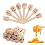 20 Stück Honiglöffel,Honigrührer aus Holz,Honig Rührstäbchen, Honigspirale Honigstabb,Holz Honigheber Dosierer,zum Auffangen und Abgeben von Honig-Marmelade-Sirup, um ein Nachtropfen zu verhindern