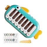 Tyinerc Tragbares Klavier, kleines Klavier – tragbares Musikinstrument für Reisen – tragbares Klavier für Musikinstrumente und Spielzeuge, für Mädchen und ab 6 Monaten und