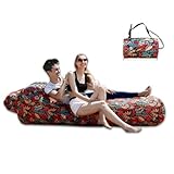 Aufblasbares Loungesofa Luftbett für Strand Camping & Reisen wasserdichte Couch mit Tasche Ergonomisches Design für Komfort Aufblasbare Couch Sofa Bett Aufblasbarer Loungesessel 190*70*55cm