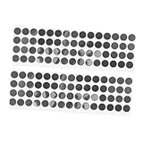 SHINEOFI 2 Blätter Nano Klebepunkte Screen Clicker Sticker Ultra Dünn Starke Haftung Präzise Touch Unterstützung Vielseitig für Smartphones Tablets Gaming Controller