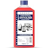 1x 750ml Entkalker Universalentkalker Konzentrat, wie für Kaffeevollautomat, Wasserkocher etc. – für 6 Entkalkungen/Anwendungen je 125ml