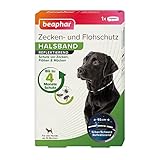 beaphar Zecken- & Flohschutz Halsband für Hunde Zeckenschutz für Hunde Reflektierendes Halsband gegen Zecken & Flöhe Wasserfest 1 Stk