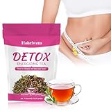 Detox Tee zum Abnehmen – Gewichtsverlust Kräutertee, Natürliche Kräutermischung mit Grüner Tee, Löwenzahn, Rose & Pfirsich – Unterstützt Entgiftung, Verdauung & Wohlbefinden – Vegan(28 Teebeutel)