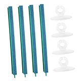 Abaodam 9 Stück Teiliges Aquarium Luftstein mit Nano Luftsteinen und Saugnäpfen Sauerstoffstein Diffusor für Frisches Wasser Sprudelnde Luftausströmer für Gesunde Wasserpflanzen und