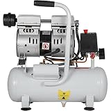 9L leiser Luftkompressor mit Motor aus reinem Kupfer 550W ölfreie Luftpumpe for die Reparatur von Reifen zu Hause Flüsterkompressor